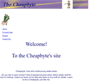 Tablet Screenshot of cheapbyte.com